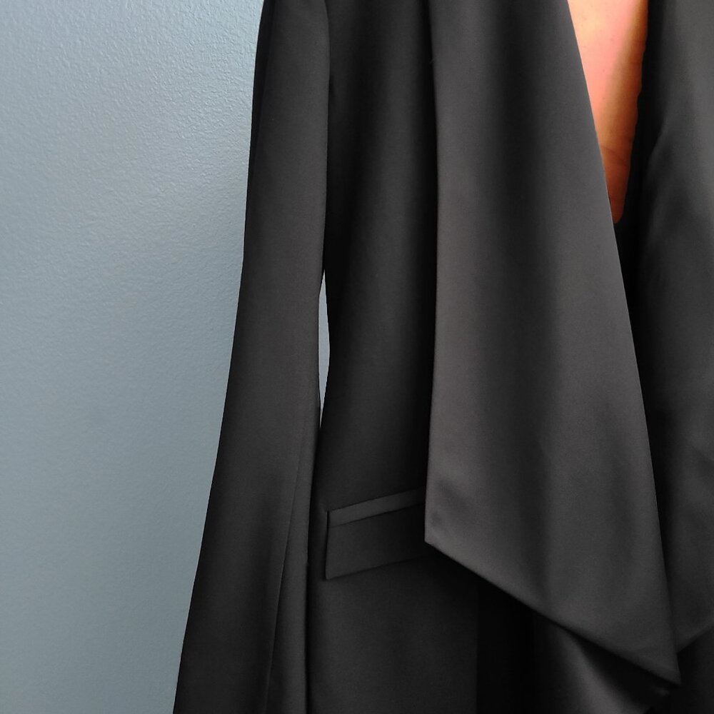 LANE BRYANT ~ Tailored Stretch Drape Front Blazer Jacket ~ NWT Sizes 18 + 22 - Picture 6 of 15